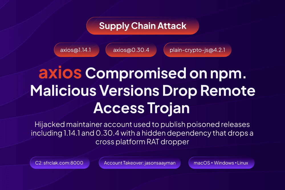 Axios NPM Supply Chain Attack